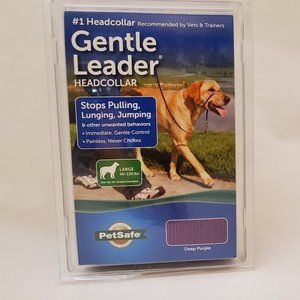 PetSafe Gentle Leader Headcollar - Purple - Large (60-130 lb) Dogs